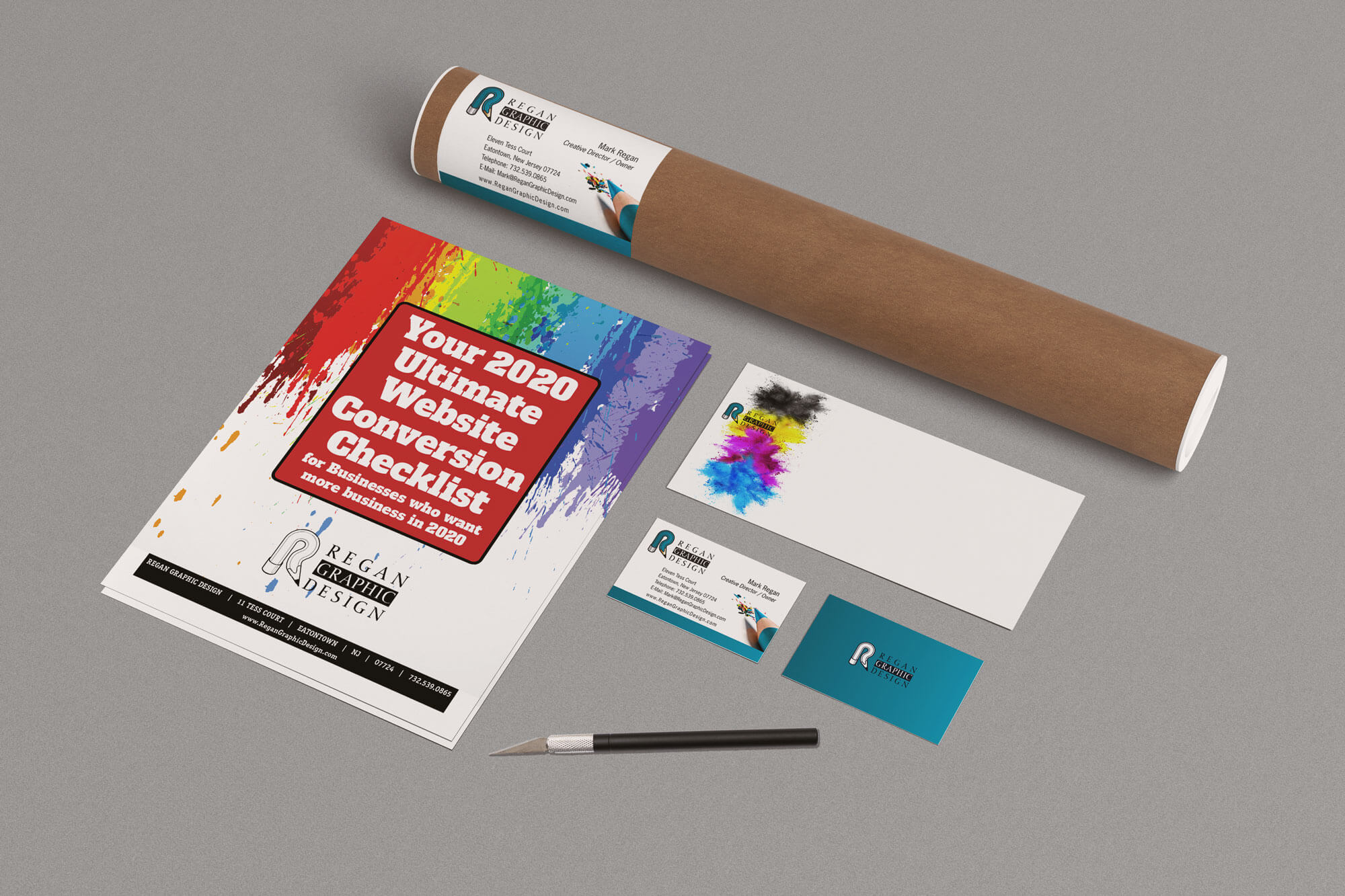 Start the New Year with Fresh New Business Cards - Regan Graphic Design